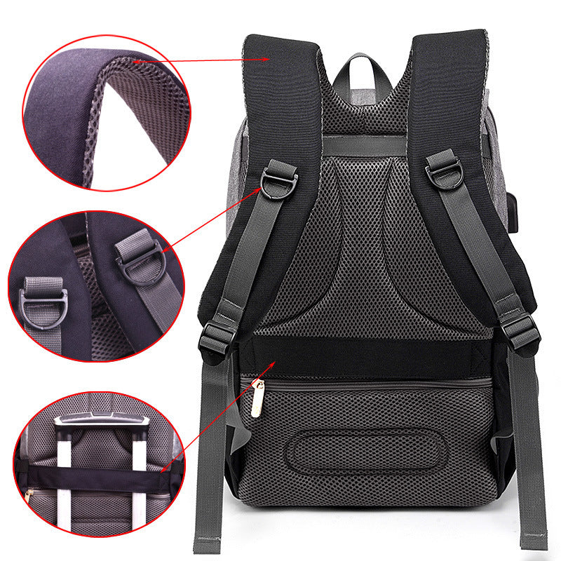 Waterproof Mummy Backpack with USB & Stroller Hooks – Large Capacity