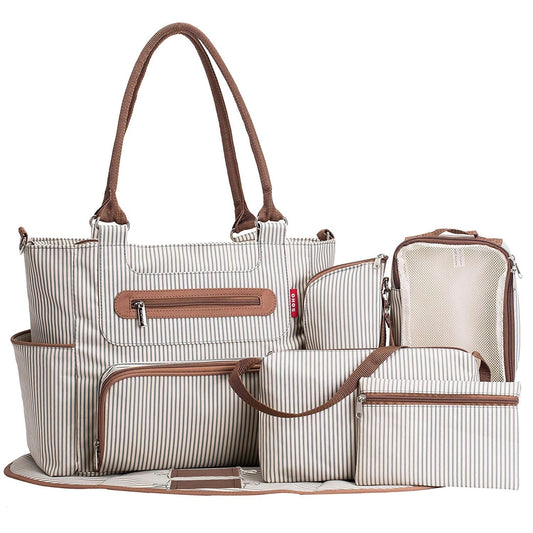 Large Capacity Diaper Bag – Stylish & Functional Backpack for Baby and M