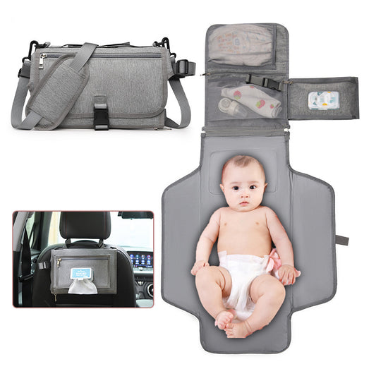 Portable Folding Baby Diaper Pad & Travel Diaper Bag – Multifunctional